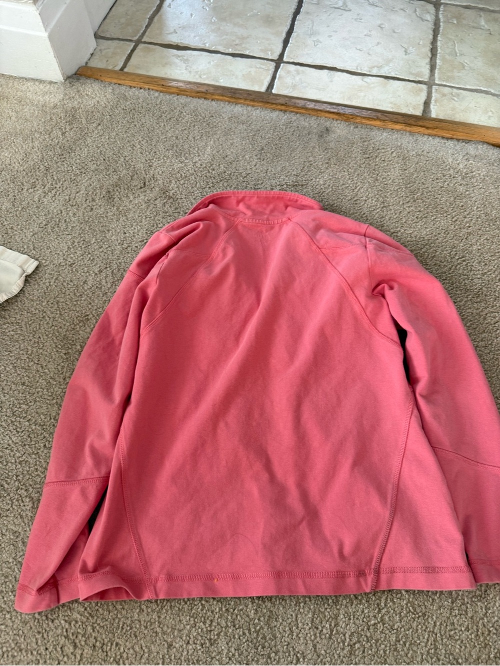 Talbots Coral Zip-Front Utility Jacket - Picture 2 of 4